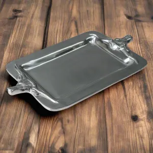 Aluminum Longhorn Serving Tray