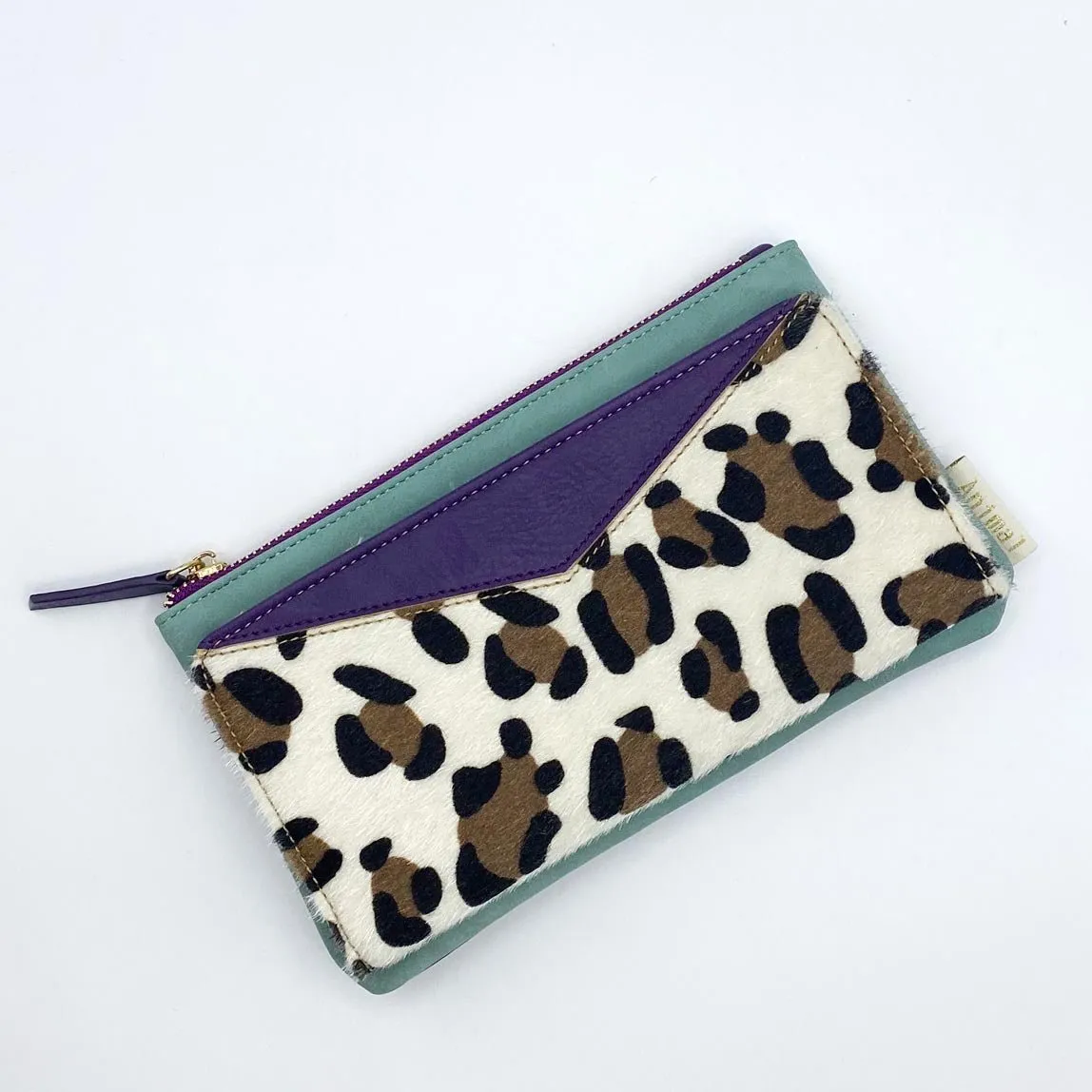 Animal Print Purple Leopard Wallet