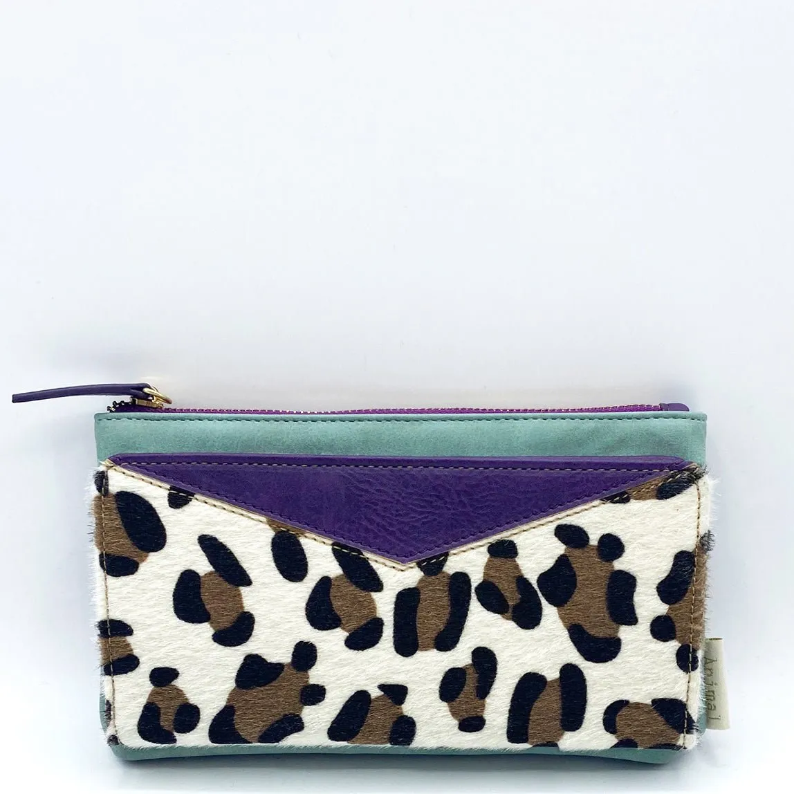 Animal Print Purple Leopard Wallet