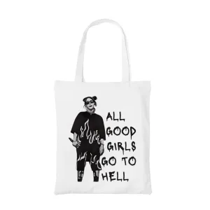 Billie Eilish Tote Bag - All Good Girls Go To Hell