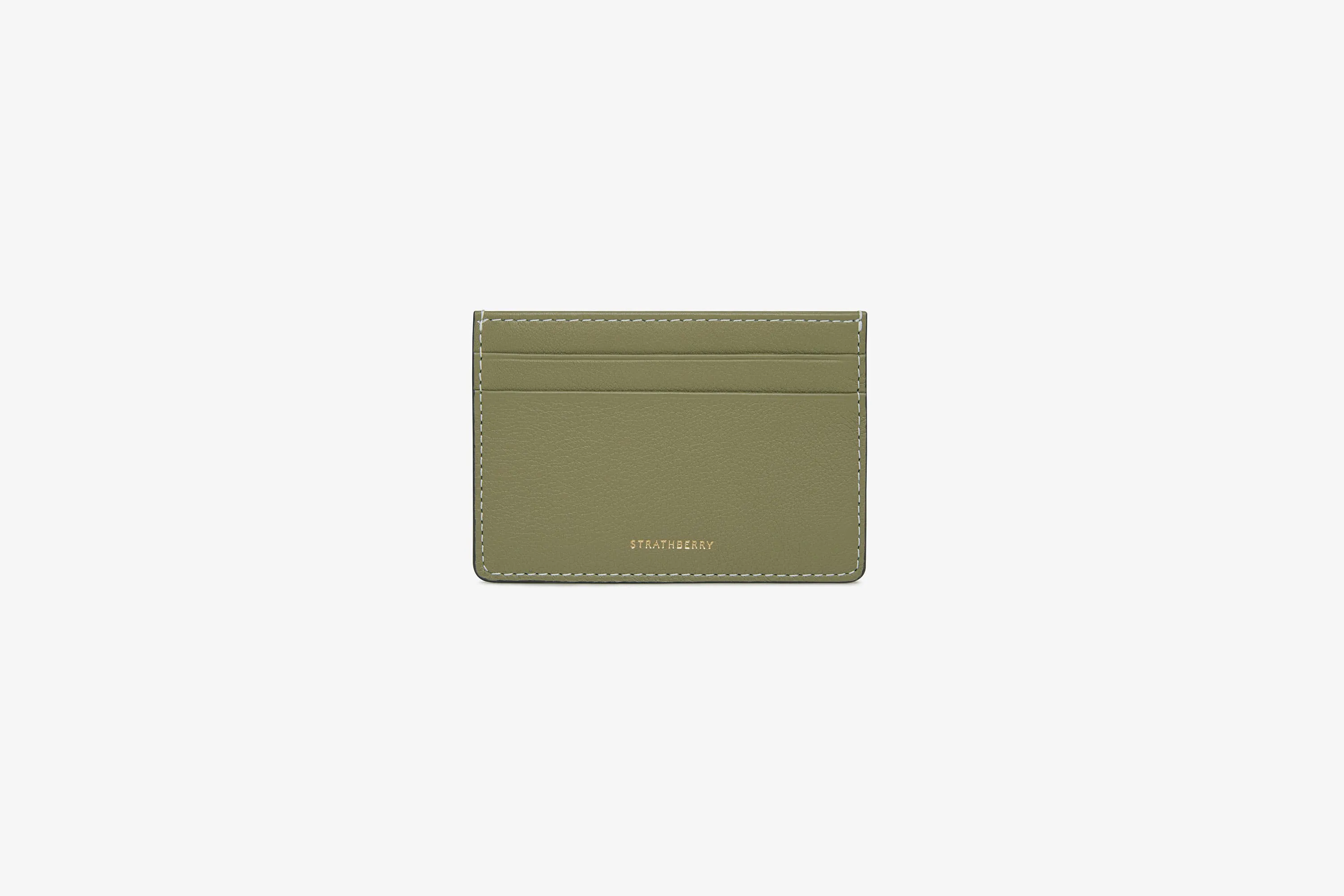 Cardholder - Pistachio/Vanilla Thread