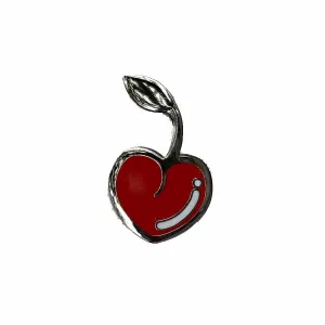 Cherry Enamel Pin collaboration with DePaul Vera