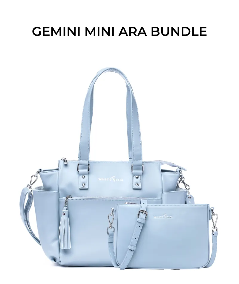 Gemini Mini Convertible Backpack - Ice Blue - [OUTLET FINAL SALE]