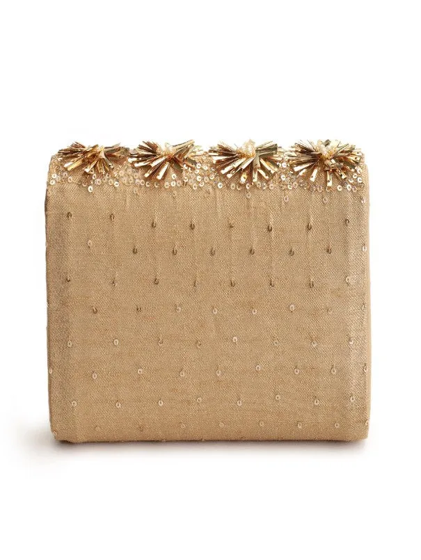 Golden Sparkles Clutch Bag