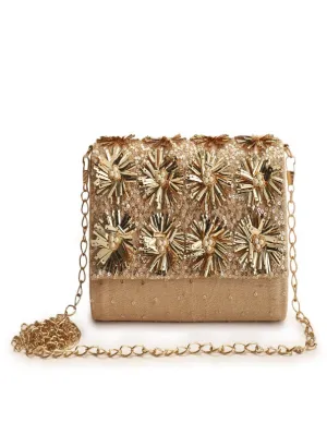 Golden Sparkles Clutch Bag