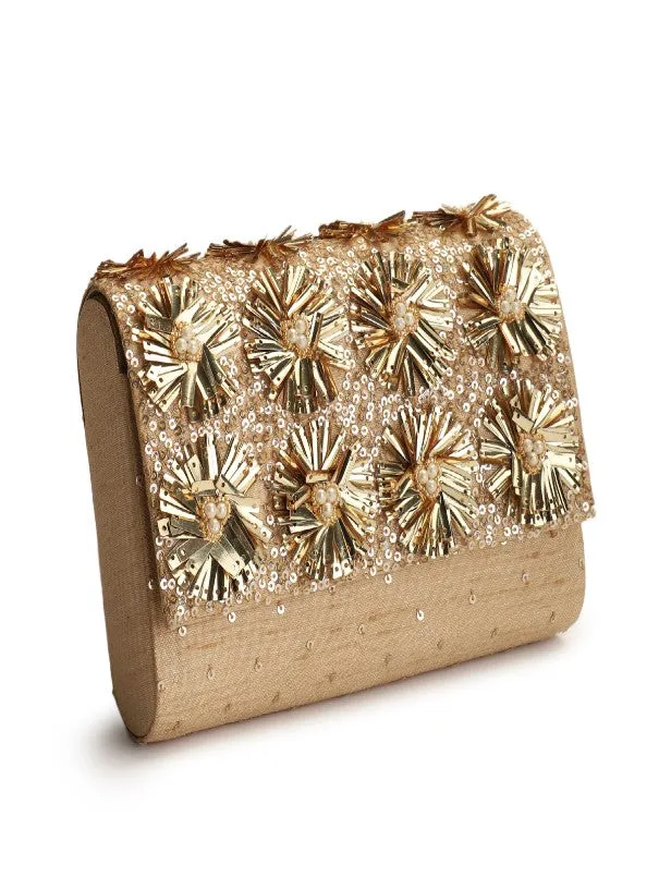 Golden Sparkles Clutch Bag