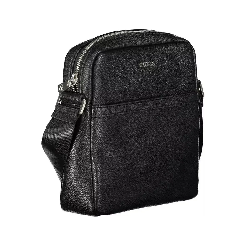 Guess Jeans Black Polyethylene Men Shoulder Bag