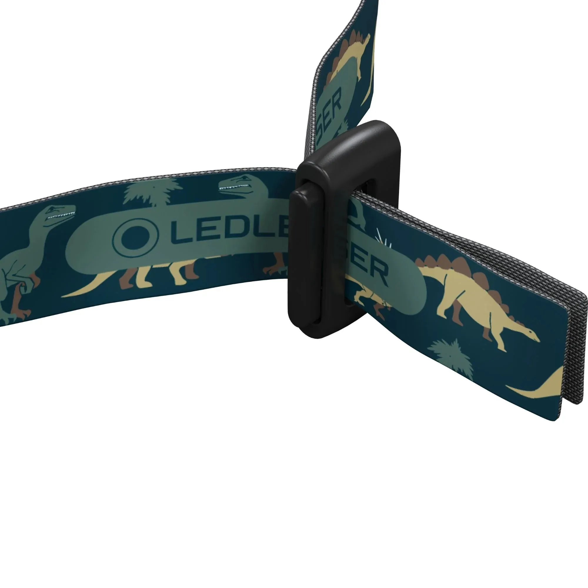 Kidled2 Headtorch Green with Dinosaurs by Ledlenser