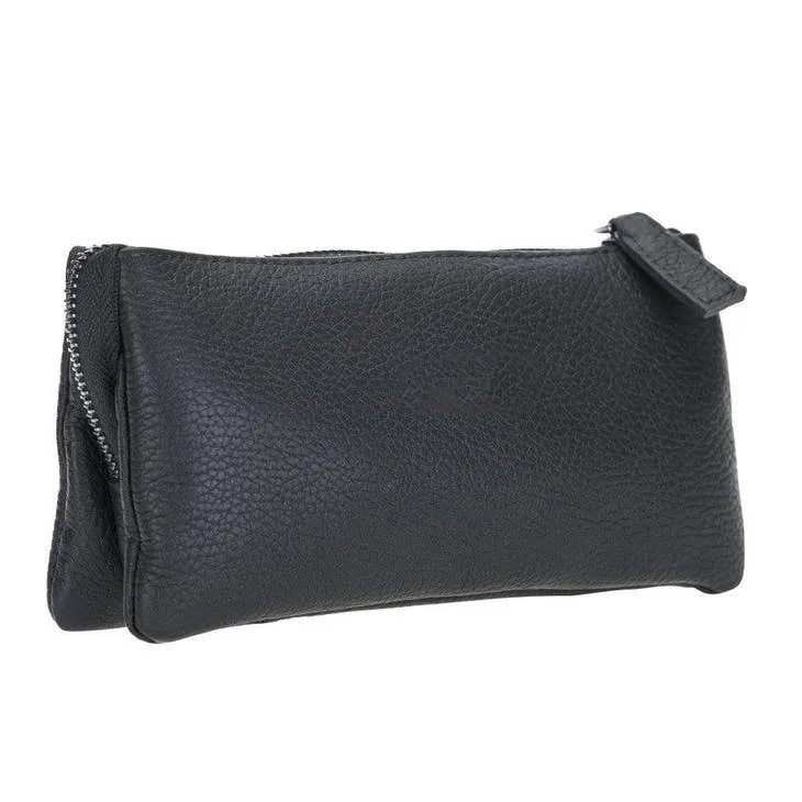 Melissa Leather Women Hand Bag Black