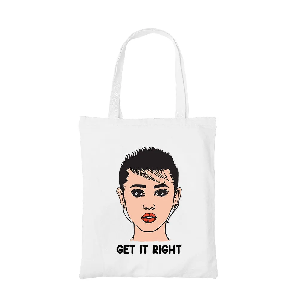 Miley Cyrus Tote Bag - Get It Right