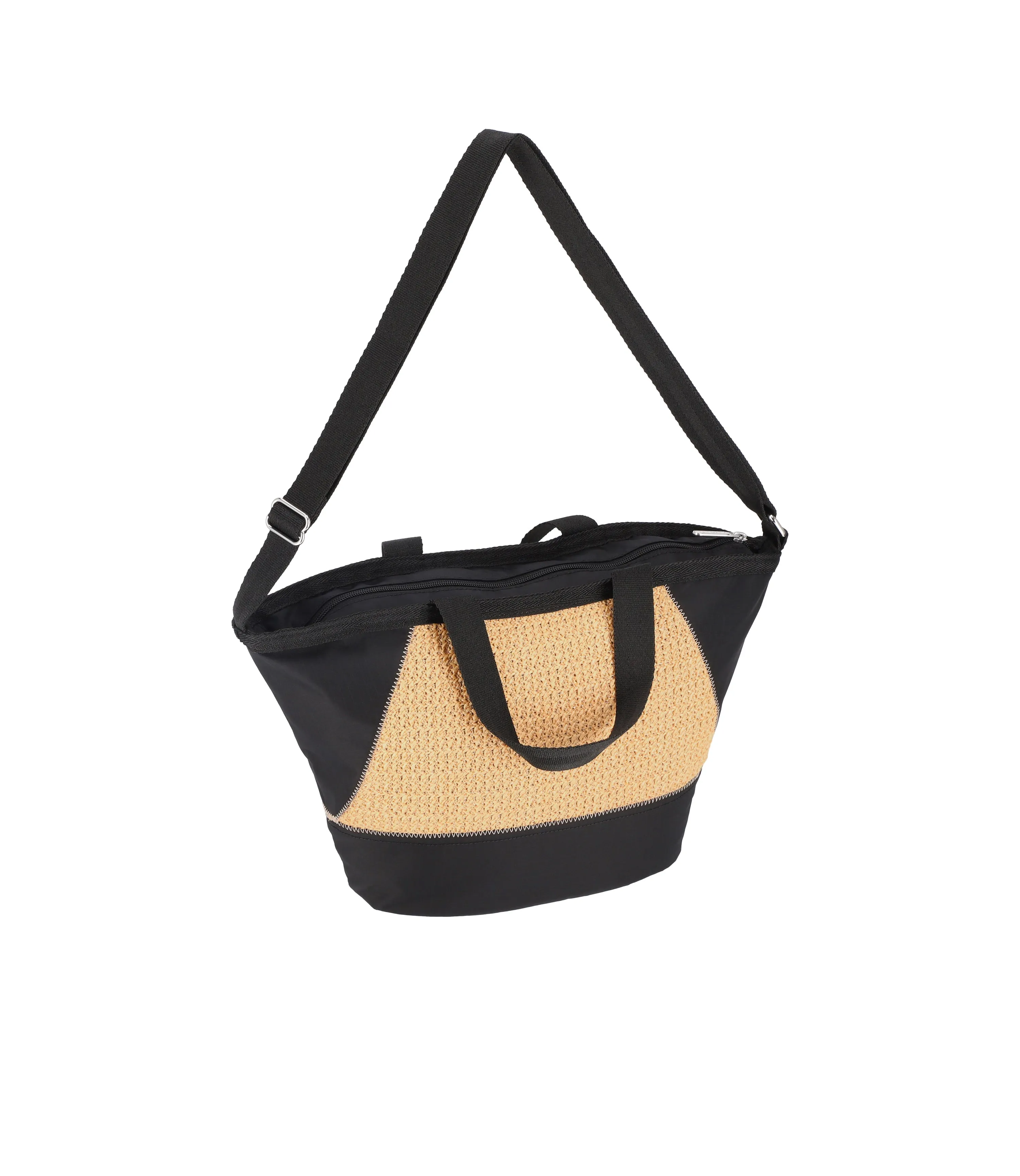 Raffia Convertible Tote