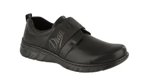 Siena Black Slip On Work Shoe