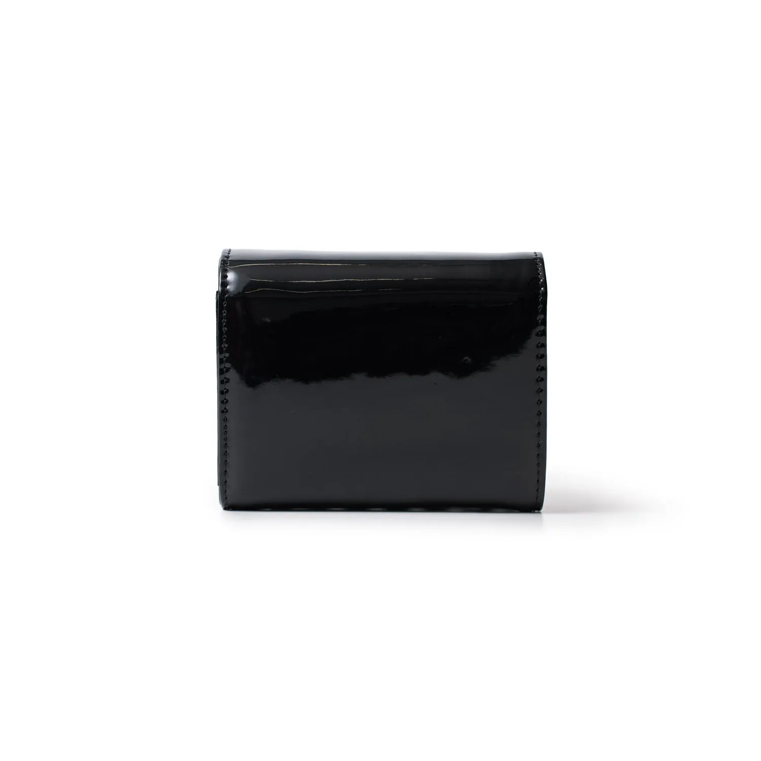 STANDARD MIRROR BLACK COMPACT WALLET