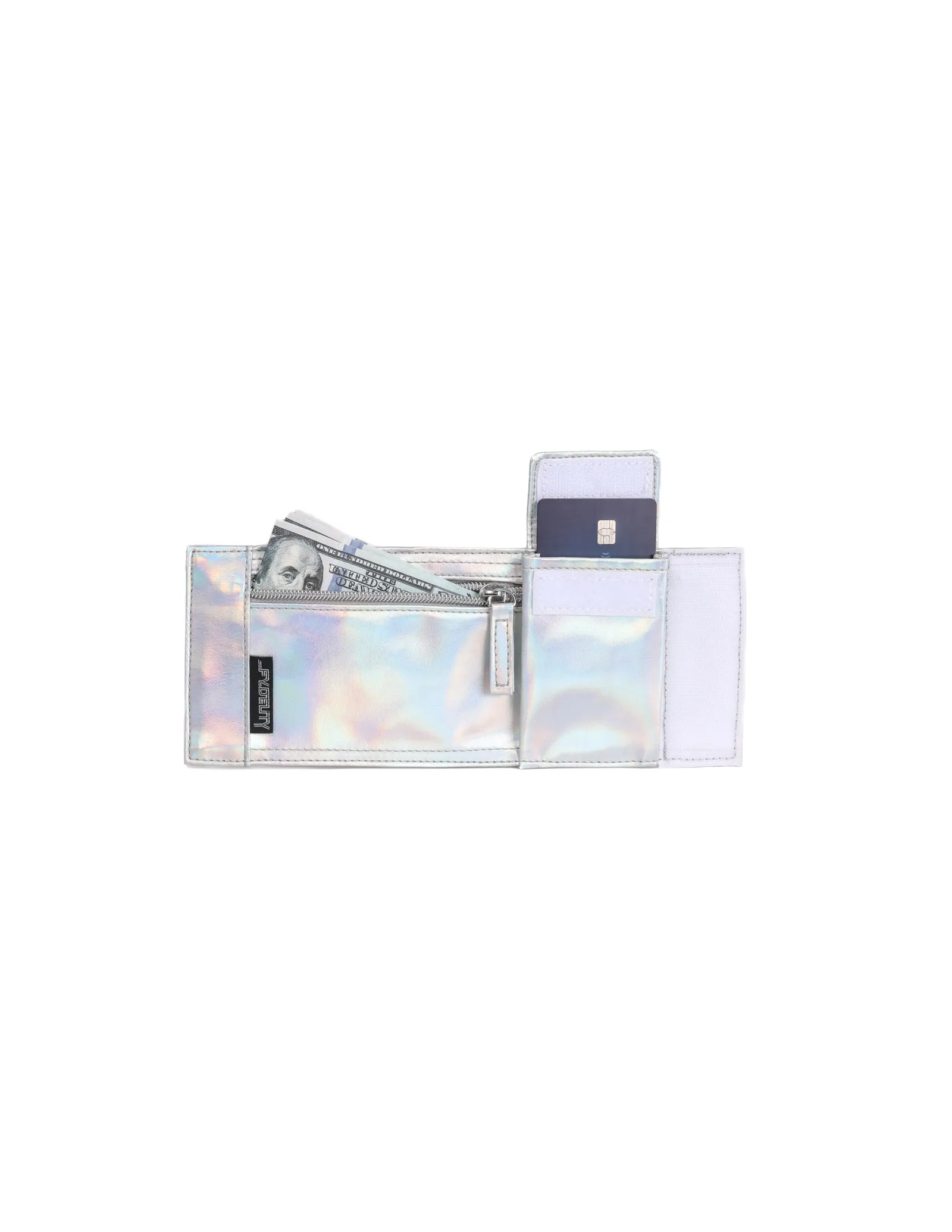 Stash Wrap | Wrist Wallet | Laser Silver