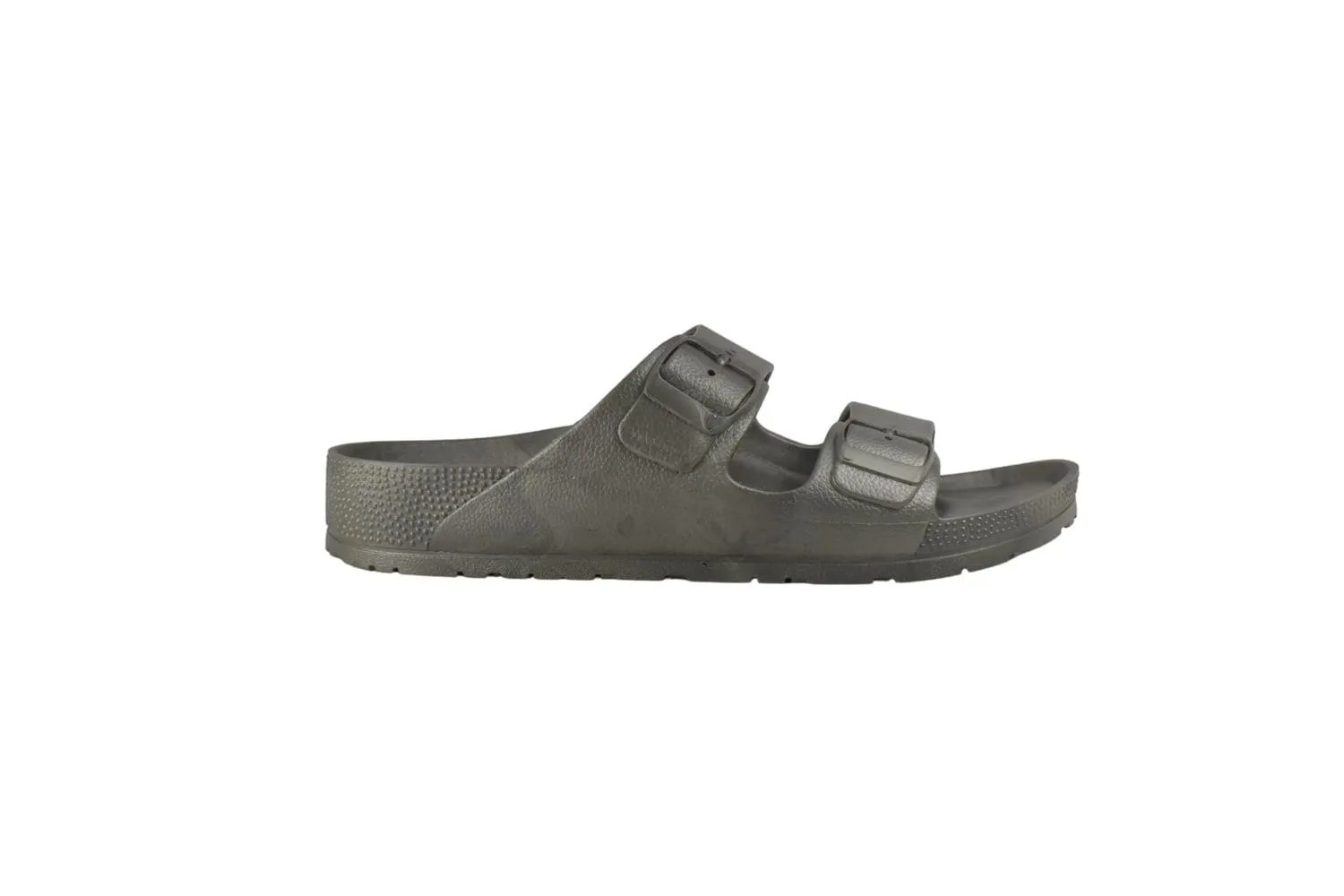 Tecs Mens Two Band Grey Sandals Shoes