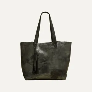 Tote Bag | Black Metallic